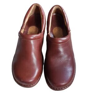 Ariat Genuine Leather Saddle Brown Expert Clog Size 6 1/2 B All day comfort‎